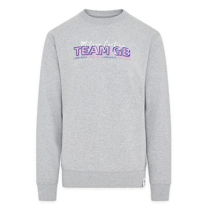 Team GB Sweatshirt Team GB Winter Olympics Milano Cortina 2026 Crew Sweat Shirt - Grey