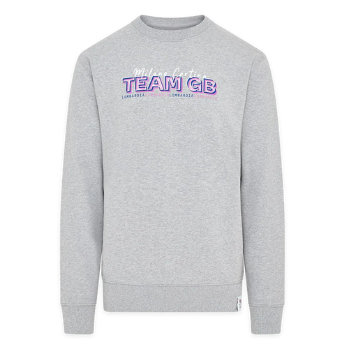 Team GB Sweatshirt Team GB Winter Olympics Milano Cortina 2026 Crew Sweat Shirt - Grey