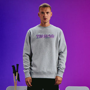 Team GB Sweatshirt Team GB Winter Olympics Milano Cortina 2026 Crew Sweat Shirt - Grey
