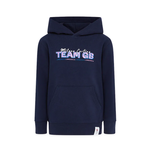 Team GB Hoodie Team GB  Winter Olympics Milano Cortina 2026 Kids Hoodie - Navy