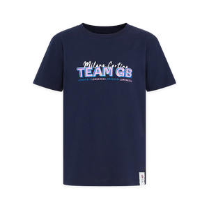Team GB T-Shirt Team GB Winter Olympics Milano Cortina 2026 Kids T-Shirt - Navy