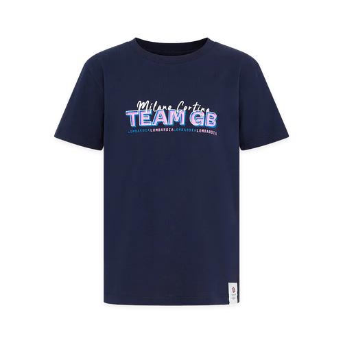 Team GB T-Shirt Team GB Winter Olympics Milano Cortina 2026 Kids T-Shirt - Navy