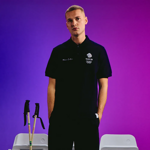 Team GB Polo Shirt Team GB Winter Olympics Milano Cortina 2026 Polo Shirt - Navy