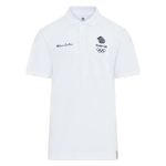 Team GB Polo Shirt Team GB Winter Olympics Milano Cortina 2026 Polo Shirt - White