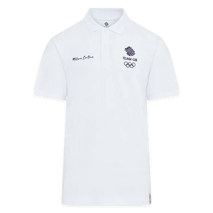 Team GB Polo Shirt Team GB Winter Olympics Milano Cortina 2026 Polo Shirt - White