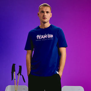 Team GB T-Shirt Team GB Winter Olympics Milano Cortina 2026 T-Shirt - Blue