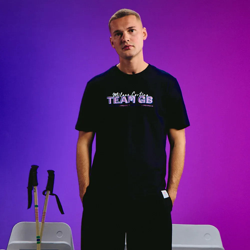 Team GB T-Shirt Team GB Winter Olympics Milano Cortina 2026 T-Shirt - Navy