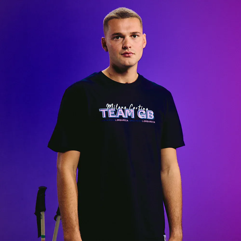 Team GB T-Shirt Team GB Winter Olympics Milano Cortina 2026 T-Shirt - Navy