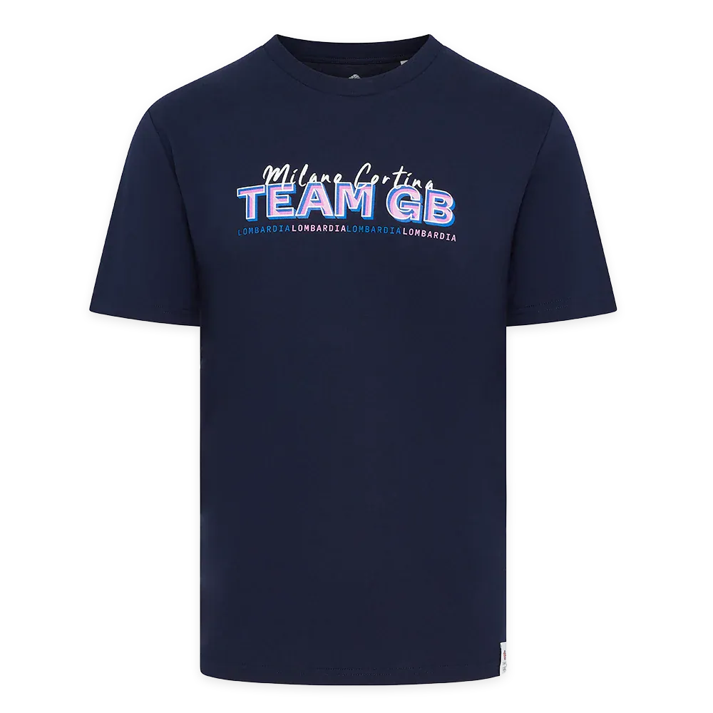 Team GB T-Shirt Team GB Winter Olympics Milano Cortina 2026 T-Shirt - Navy
