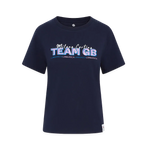 Team GB T-Shirt Team GB Winter Olympics Milano Cortina 2026 Womens T-Shirt - Navy