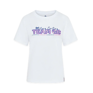 Team GB T-Shirt Team GB Winter Olympics Milano Cortina 2026 Womens T-Shirt - White