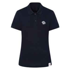 Team GB Polo Shirt Women's Team GB Mono Small Lion Polo  - Navy