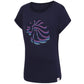 Team GB T-Shirt Women's Team GB Stacked Large Lion Graphic T-Shirt  - Navy