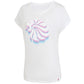 Team GB T-Shirt Women's Team GB Stacked Large Lion Graphic T-Shirt  - White