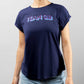 Team GB T-Shirt Women's Team GB Stacked Text T-Shirt - Navy  - Navy