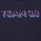 Team GB T-Shirt Women's Team GB Stacked Text T-Shirt - Navy  - Navy