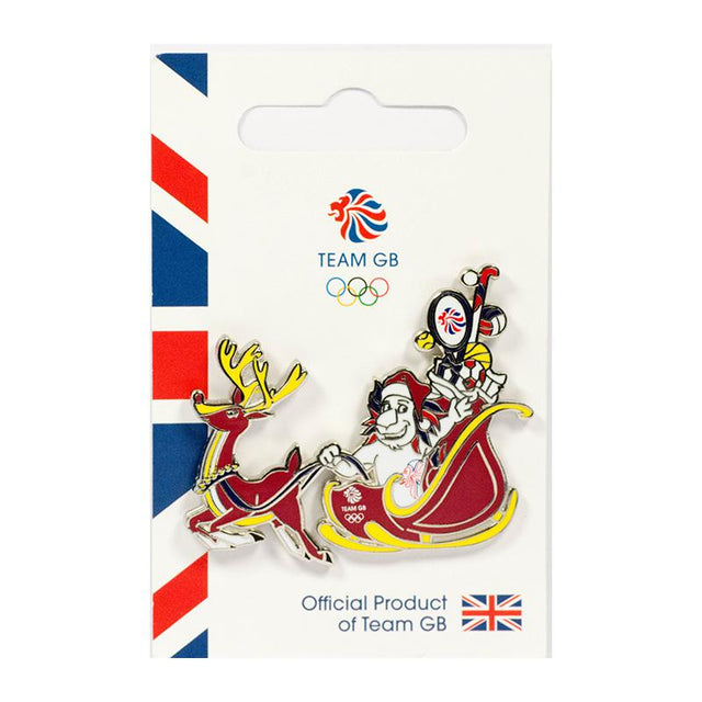 Team GB Pride Christmas Sleigh Pin | Team GB Official Store