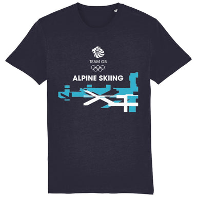 Team GB Alpine Skiing Flag T-Shirt | The Official Team GB Shop