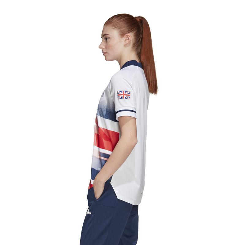 adidas Team GB Tokyo Tech Collared T-Shirt Women's
