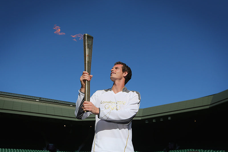 London 2012 Andy Murray & the Olympic Torch
