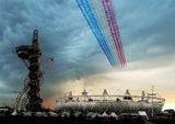 London 2012 Olympic Stadium Red Arrows