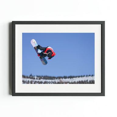 "Indy Grab" Katie Ormerod Snowboard Slopestyle Art Print