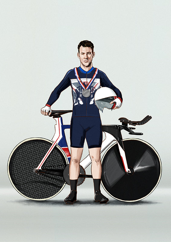 Best of British Team GB Mark Cavendish Art Print