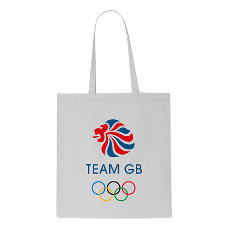 Team GB Olympic Rings Logo Tote Bag - Grey