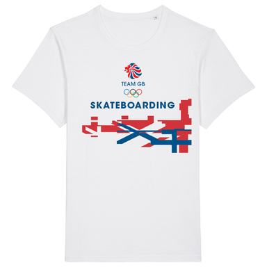 Team GB Skateboarding Flag T-Shirt | Team GB Official Store