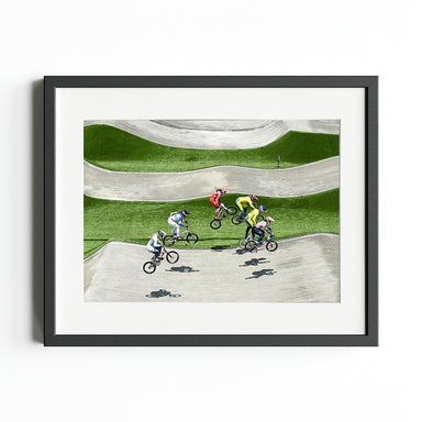 "Women's BMX Racing" Art Print
