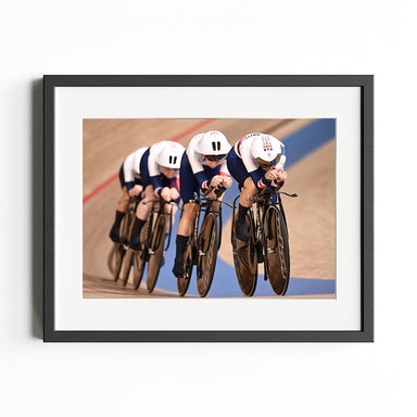 "Women's Cycling Team Pursuit" Art Print