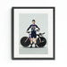 Illustrated Mark Cavendish Team GB Art Print